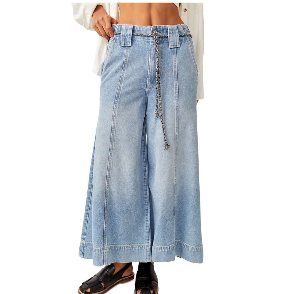 We The Free • Sheer Luck Cropped Wide-Leg - Picture 3 of 10